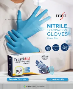 Gloves Glove Nitrile Standar  Free Powder 654d1464 a673 4423 8bcb 20726a1aaae5